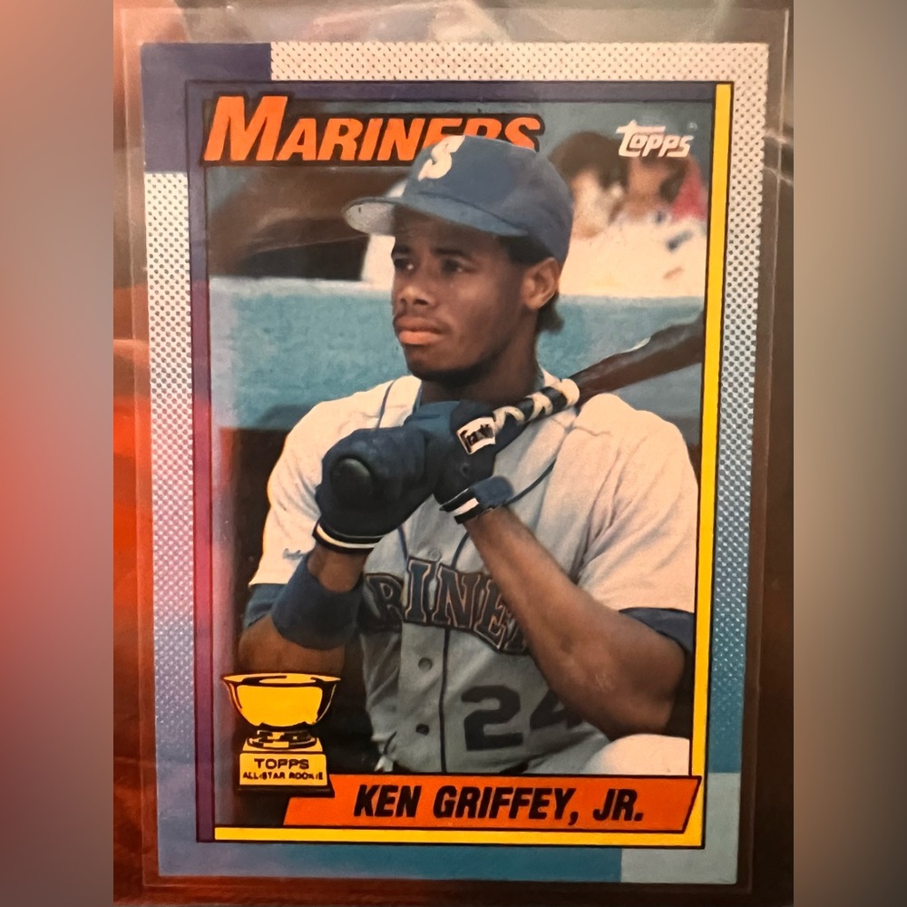 Topps 1990 Ken Griffey Jr. Seattle Mariners #336 rookie card